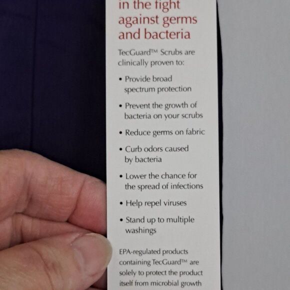 Crest Scrubs Top NWT - Picture 5 of 11